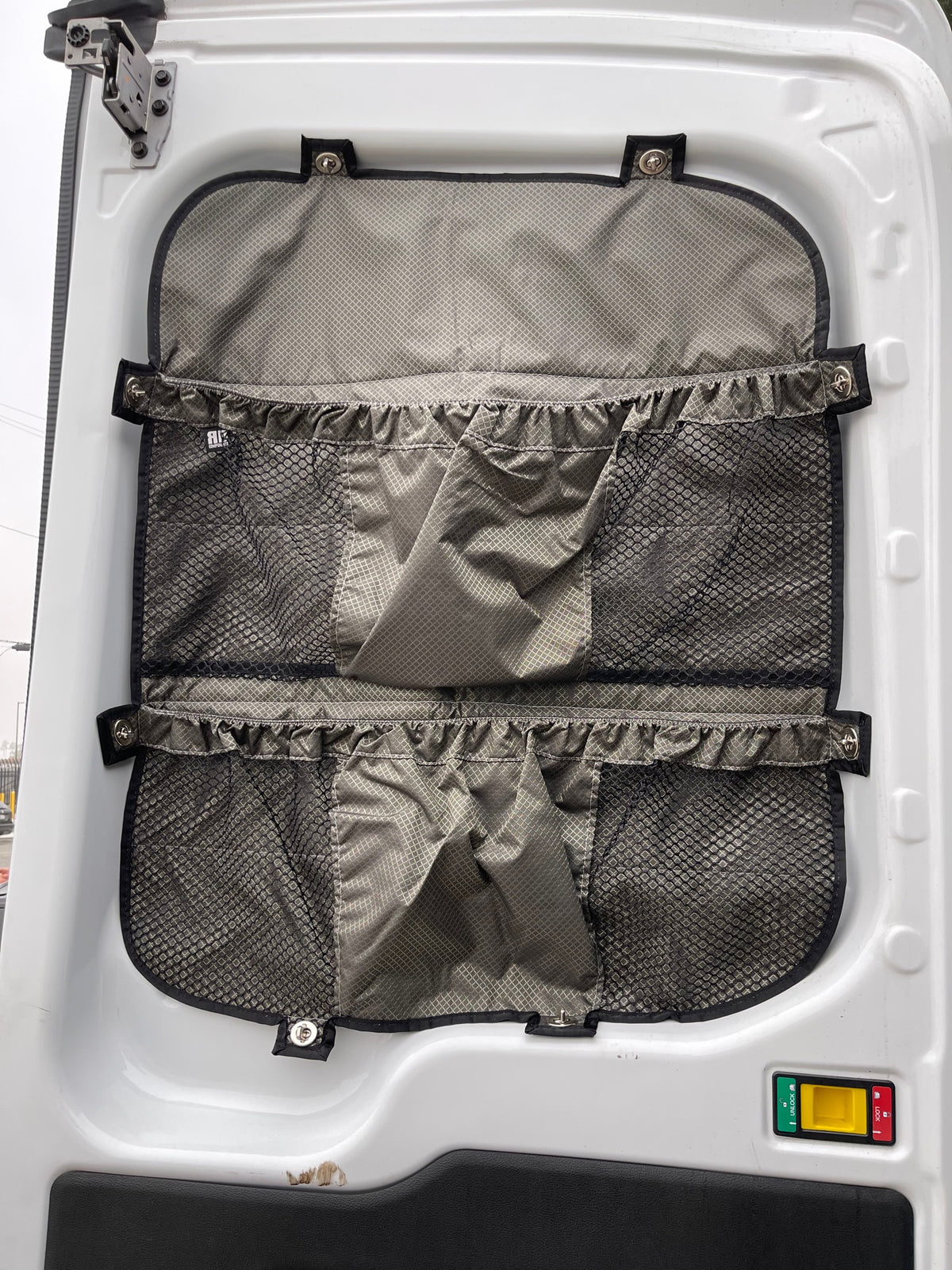2014+ Ford Transit Fabric -Window Multi Compartment Shade w/Stuff Bag
