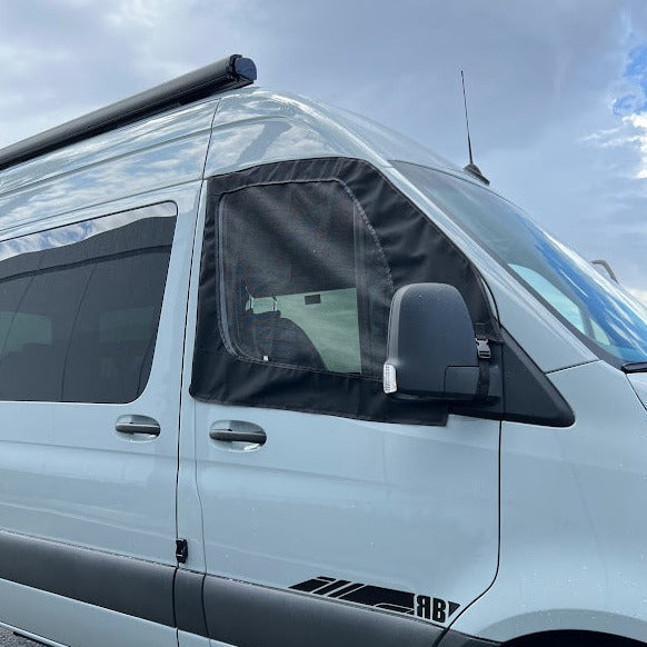 2019+  Sprinter Van Fabric - Front Window Shade / Screen Kit