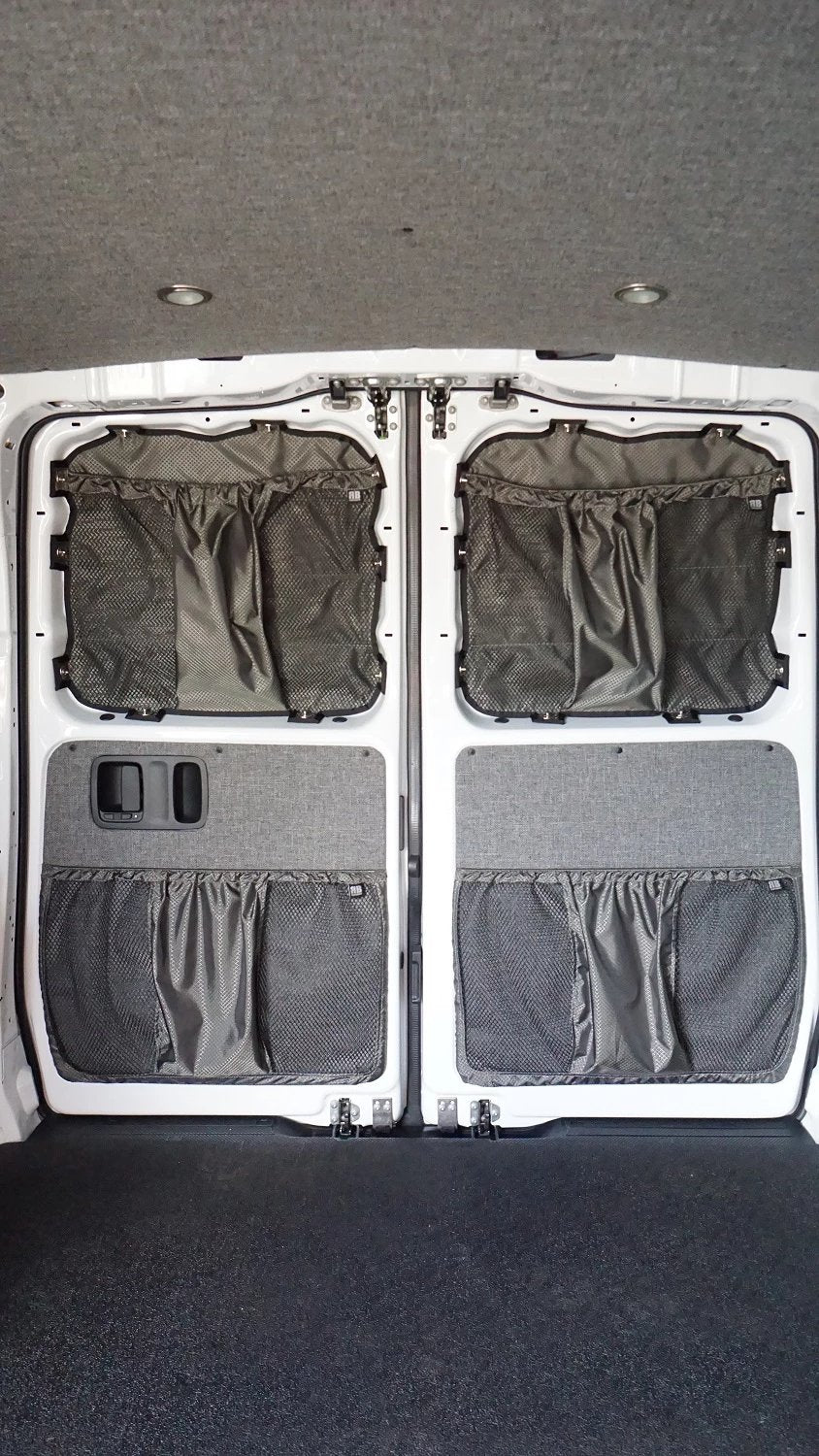 2016+ Metris Van Rear Lower Door Stuff Bag Kit w/Graphite Upholstered Panels