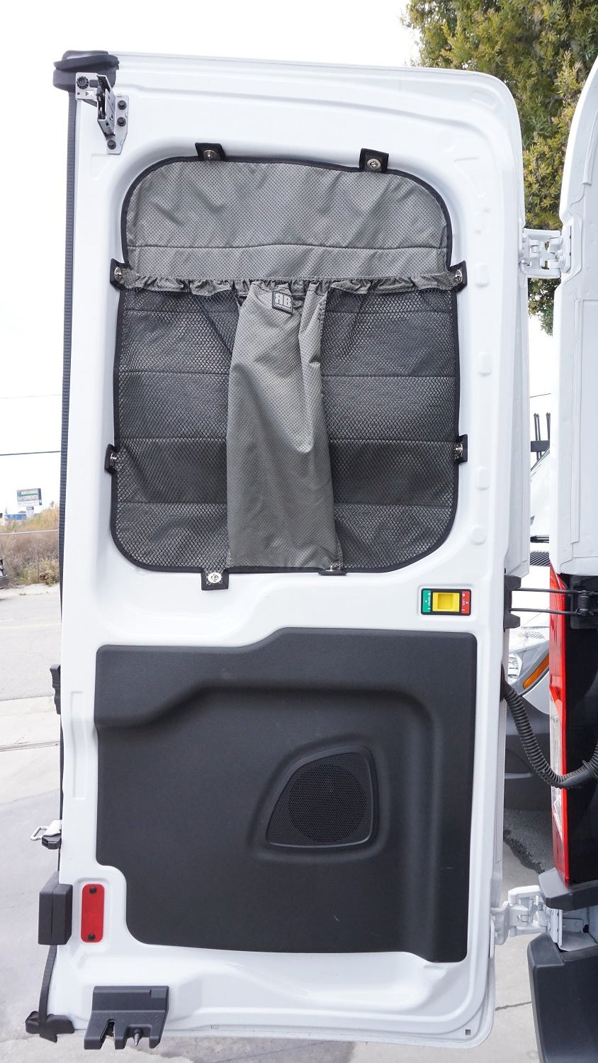 2014 + Transit  Van Rear Window Covers with Stuff Bags