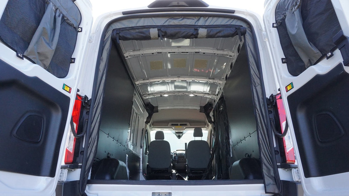 2014+ Ford Transit Fabric Rear Door Bug Net (MID Roof ONLY)