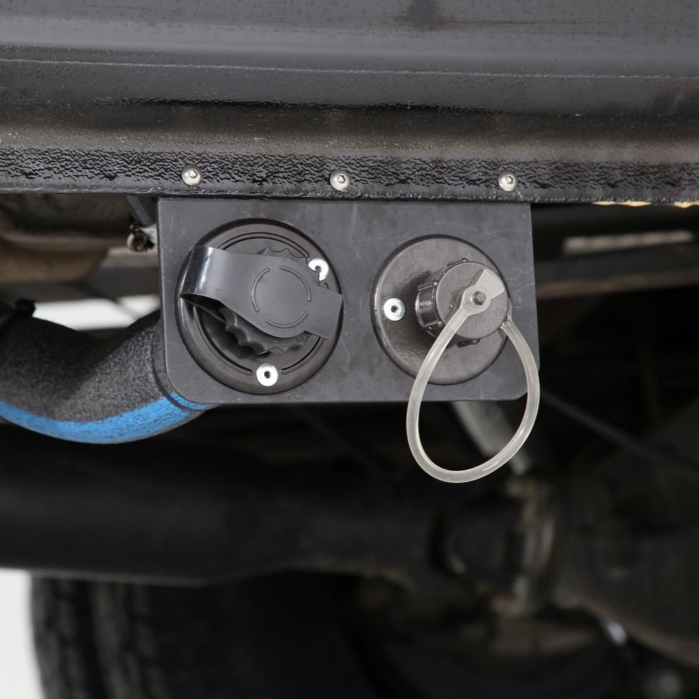 Water Inlet + Evacuation Port Mounting Plate - RB Components