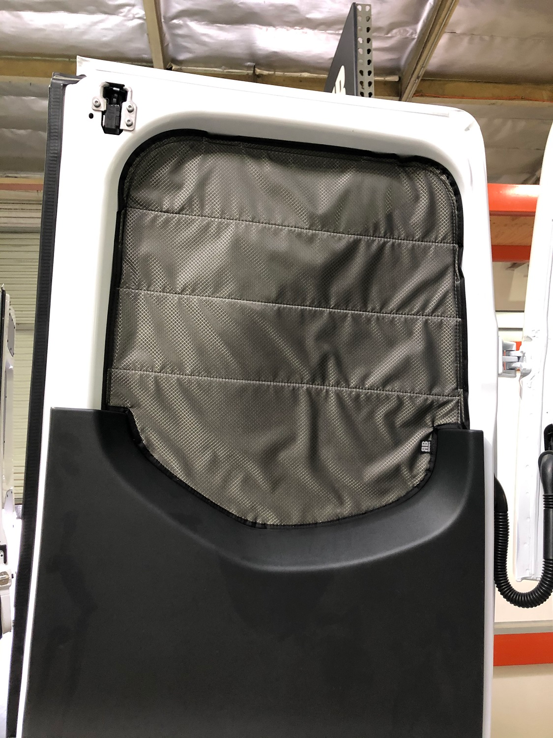 2019+ Sprinter Van Fabric - DS/PS Magnetic Rear Door Window Shade for ...