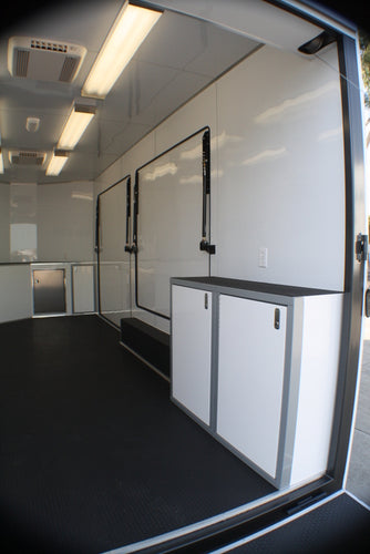 Sulzer Pumps 18' V-Nose Display Trailer