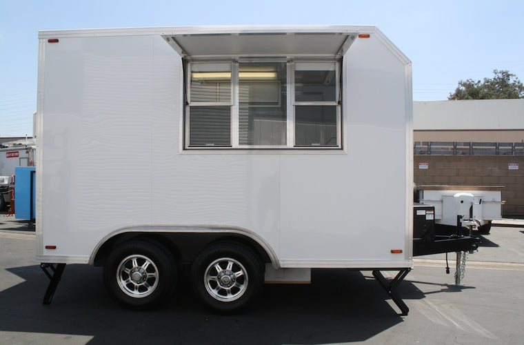 12' Concession Trailer - Waffle Machine