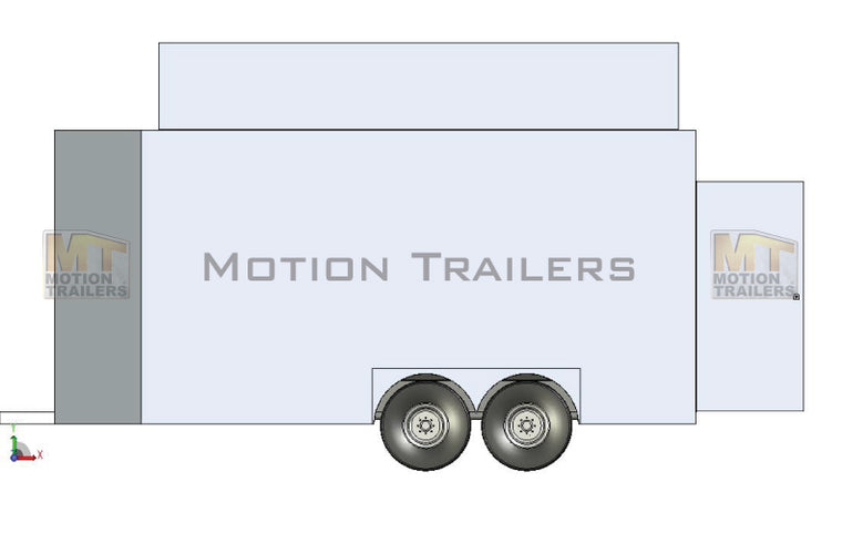 30' Mobile Marketing Trailer 3 Door