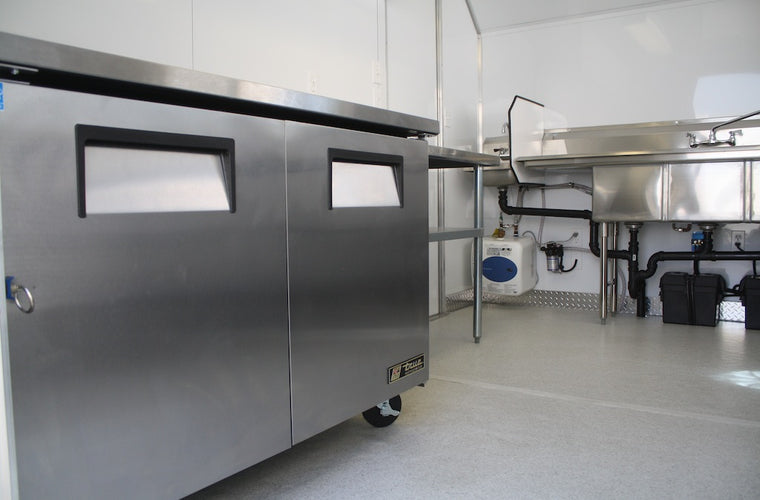 12' Concession Trailer - Waffle Machine