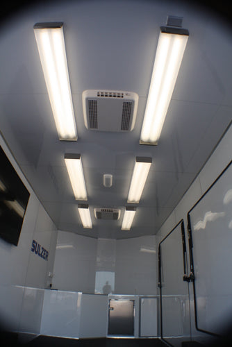 Sulzer Pumps 18' V-Nose Display Trailer