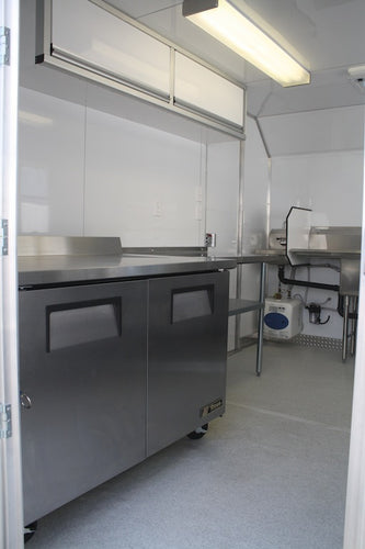12' Concession Trailer - Waffle Machine