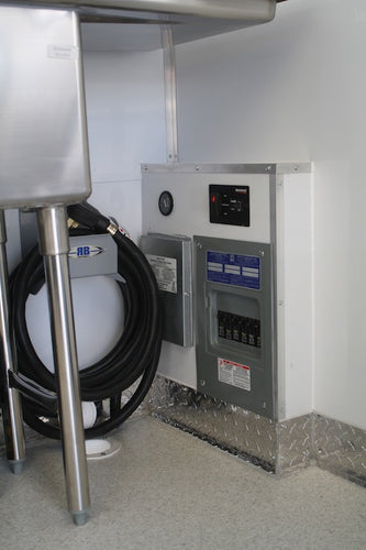 12' Concession Trailer - Waffle Machine