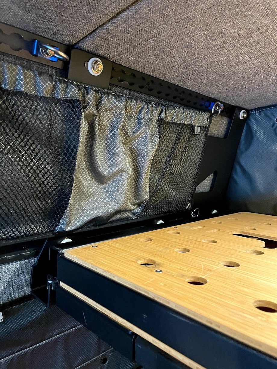 Adjustable Panel Bed Upper Storage Brackets
